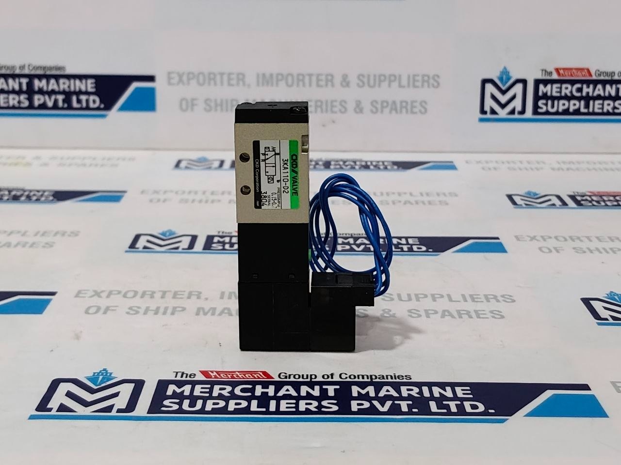 CKD 3KA110-D2 AC100V Pneumatic Solenoid Valve with Coil AC100V Press0.15-0.7MPa
