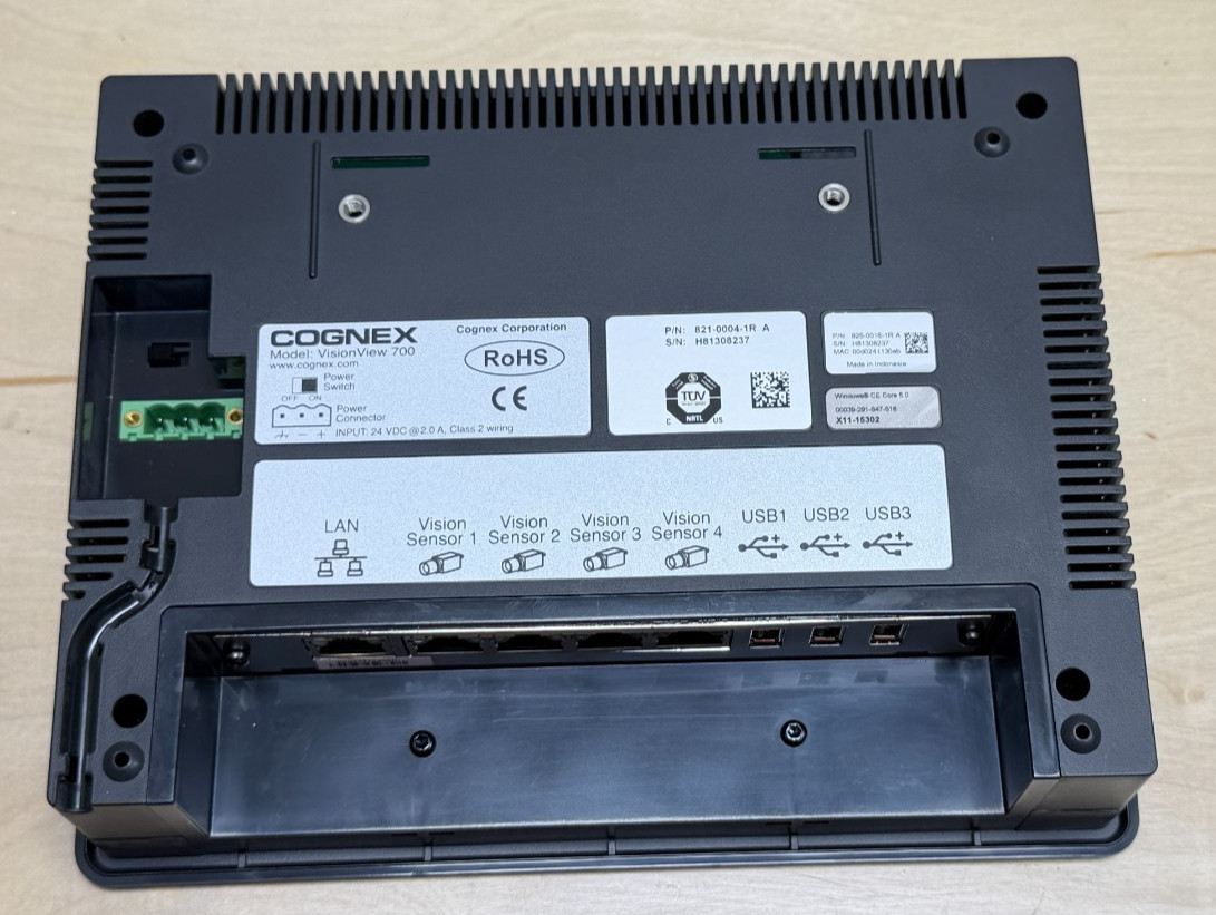 Cognex VisionView 700 Touchscreen Display Panel, 821-0004-1R