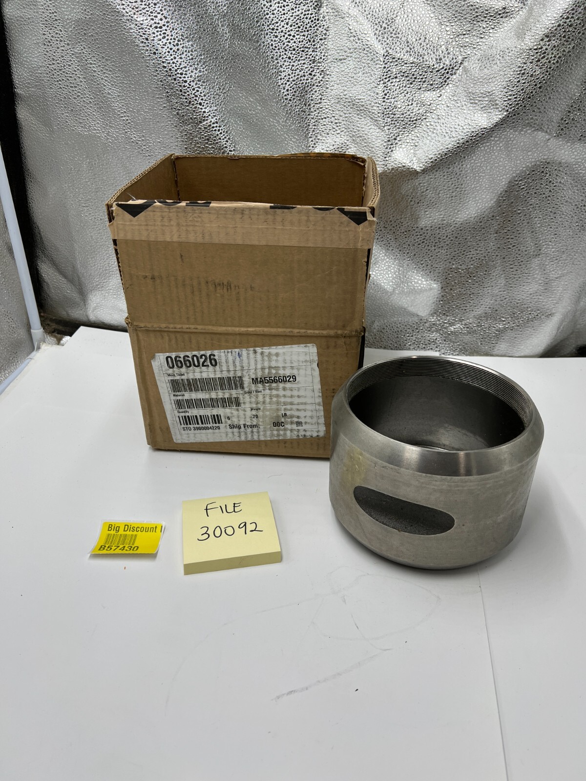 Pillow Block Bearing Housing Unit 2-15/16″ Server Duty 066026, Silver SEE PHOTOS