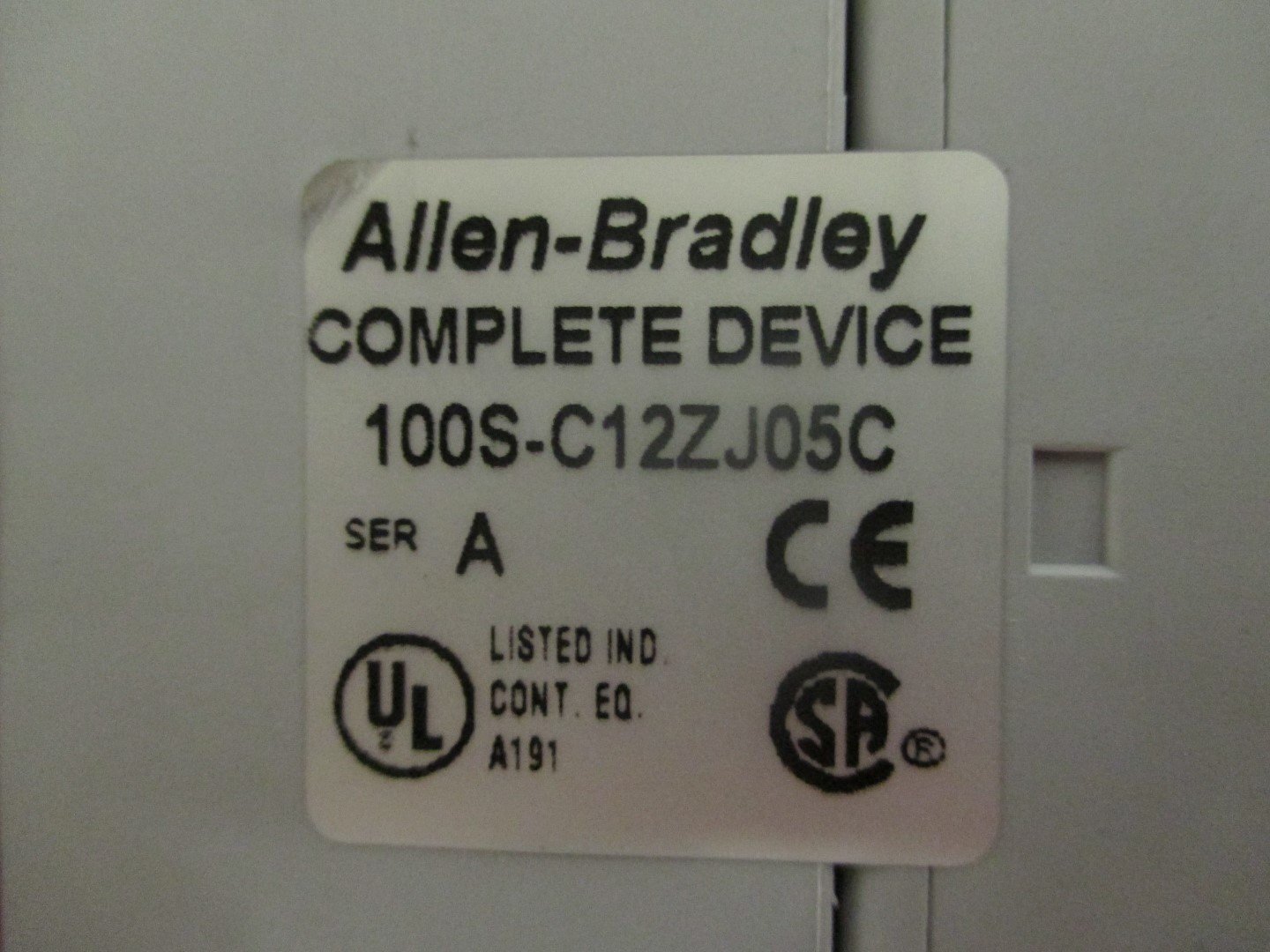 NEW Allen Bradley 100S-C12ZJ05C SER.A CONTACTOR TESTED