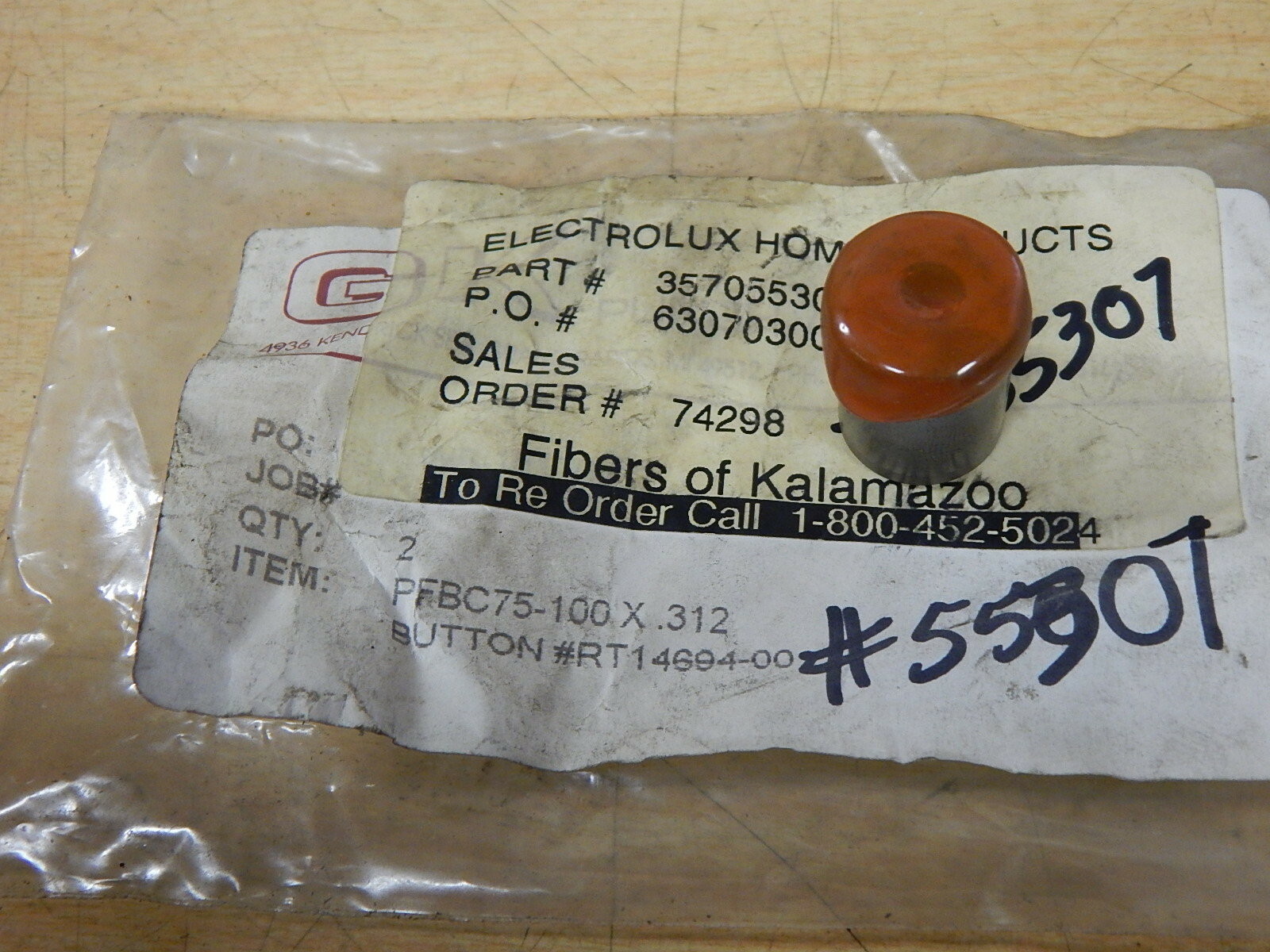 NEW GK PFBC75-100X.312 RT14694-00 *FREE SHIPPING*