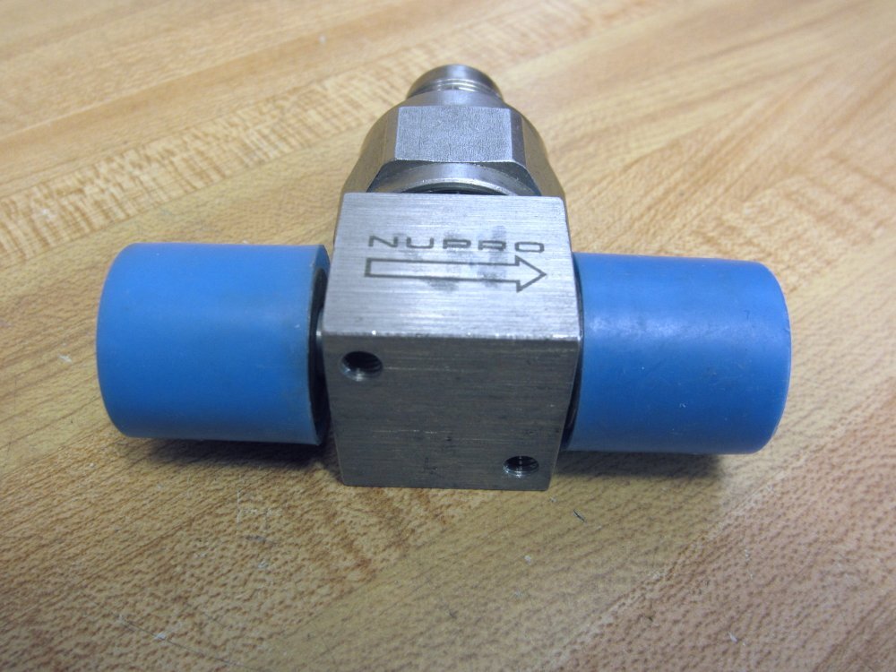 Nupro SS-4D4S V51 Gas Shut-Off Valve SS4D4SV51 Valve Only