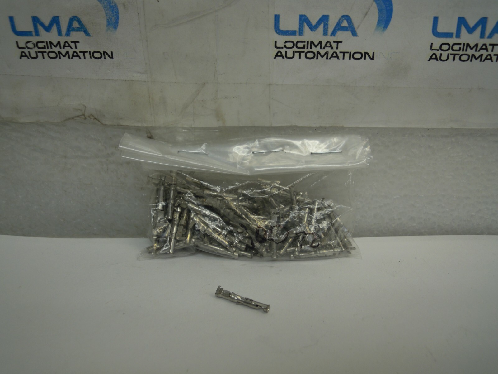 100 X FEMALE CRIMP CONTACT SOCKET CONNECTOR AWG AMP 2mm PIN 20mm LENGTH lot *NEW