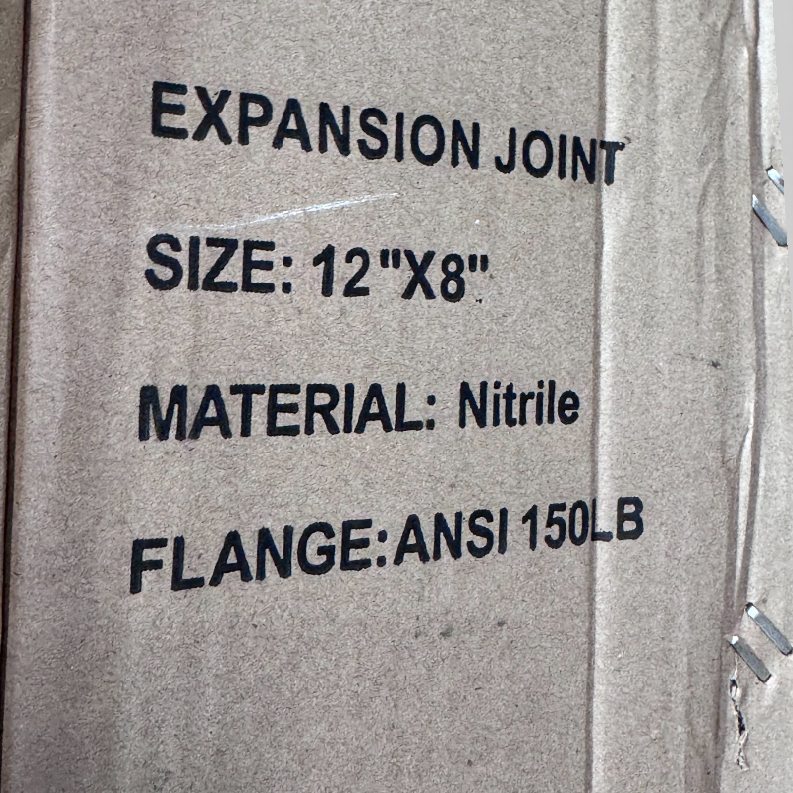 C&C EXPANSION JOINT 12” X 8” NITRILE , FLANGE ANSI 150LBS