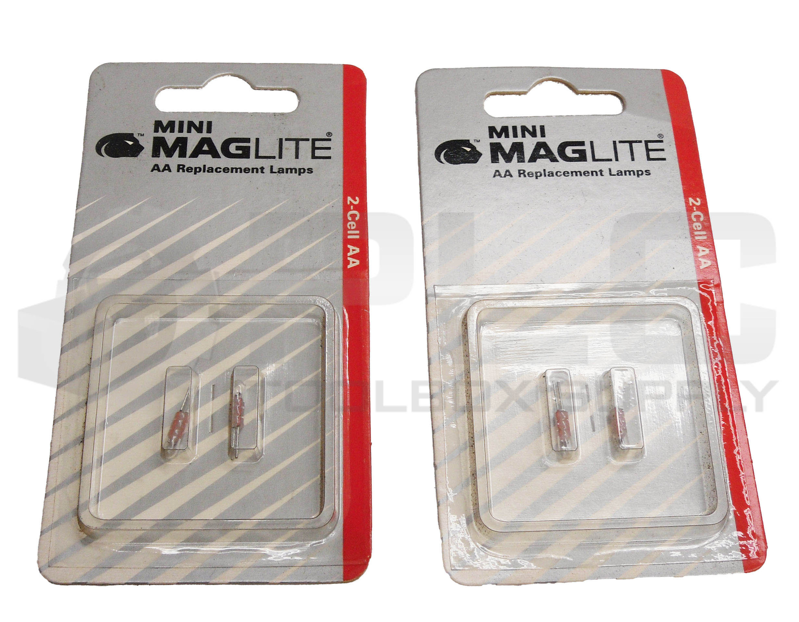 LOT OF 2 SEALED NEW MINI MAGLITE 107-000-116 2-CELL AA REPLACEMENT LAMPS