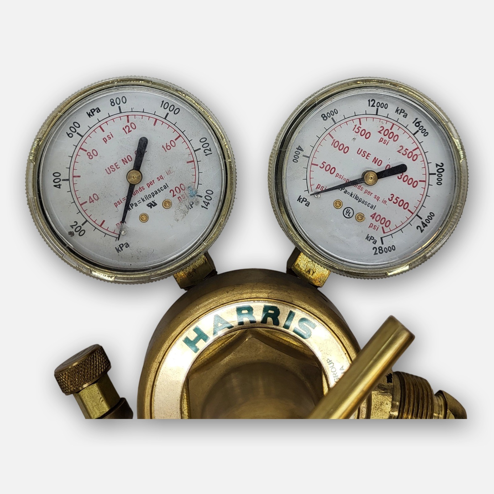 HARRIS 425-125 GAS REGULATOR 4000PSI CGA E-4