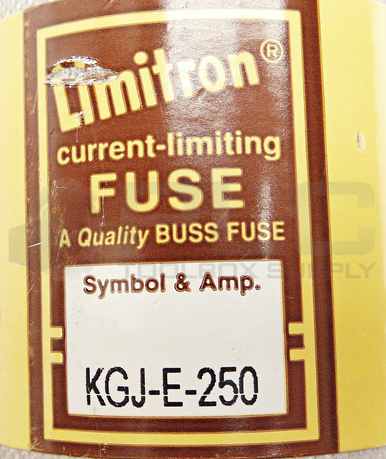 NEW BUSSMANN LIMITRON KGJ-E-250 CURRENT LIMITNG CAPACITOR FUSE 600V KGJE250