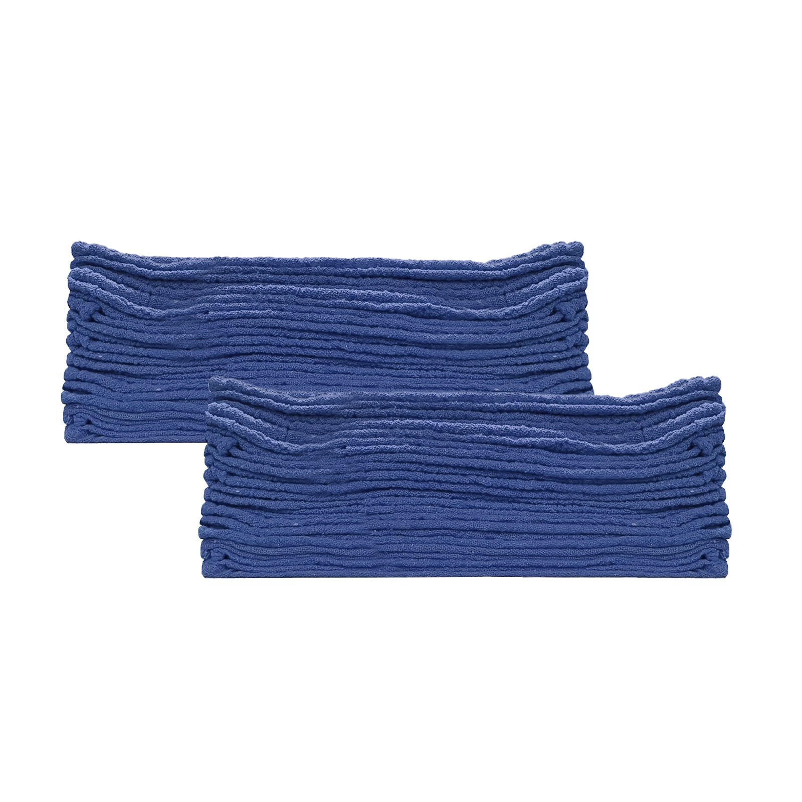 500 New Industrial A-Grade Shop Rags – Cleaning Towels Blue – Multipurpose Cloth
