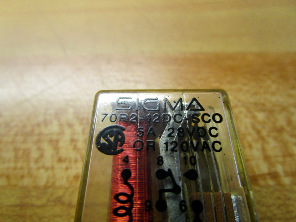 Sigma 70R2-12DC-SCO Relay 70R2-12DC-SC0