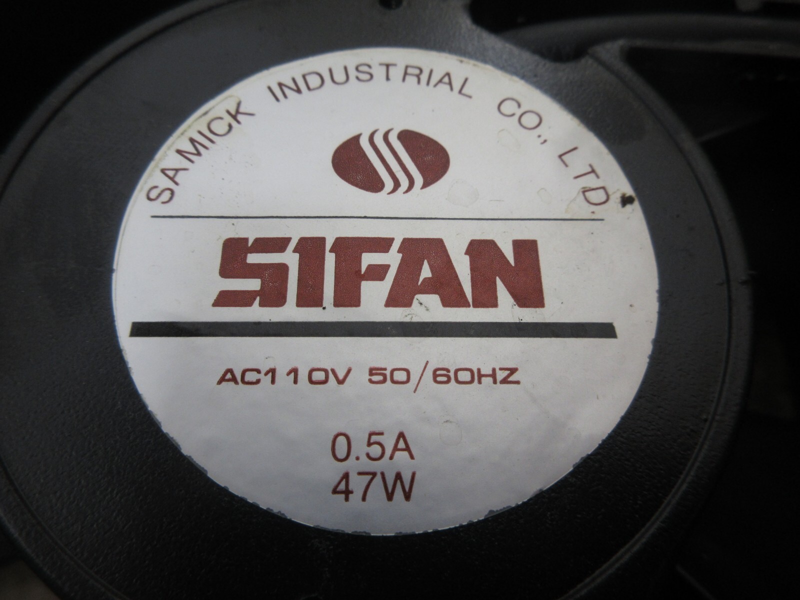 SAMICK INDUSTRIAL SIFAN FAN AC110V 0.5A 47W HWACHEON SIRIUS-2 CNC LOT OF 3 PIECE