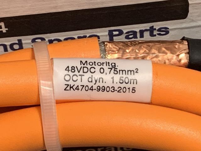 Beckhoff Servo Motor Cable – ZK4704-9903-2015 w/Warranty