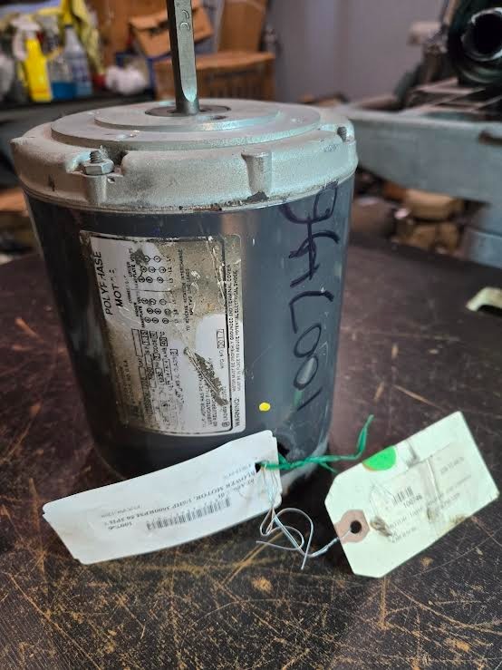 Us Motors Emerson P55CPW-1208 1/6 H.P Polyphase Motor 3 Phase NEW NOS $99