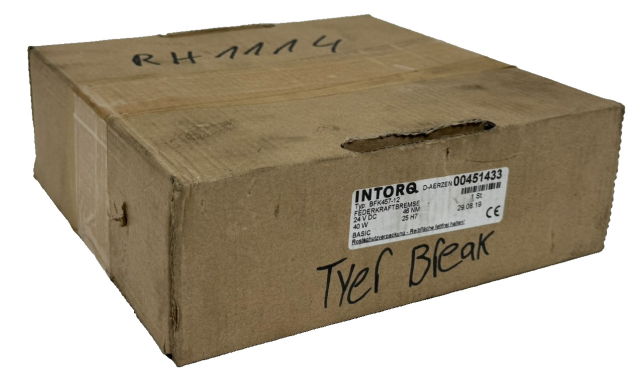 NEW INTORQ BFK457-12 BRAKE ASSEMBLY 00451433 24VDC 40W BASIC