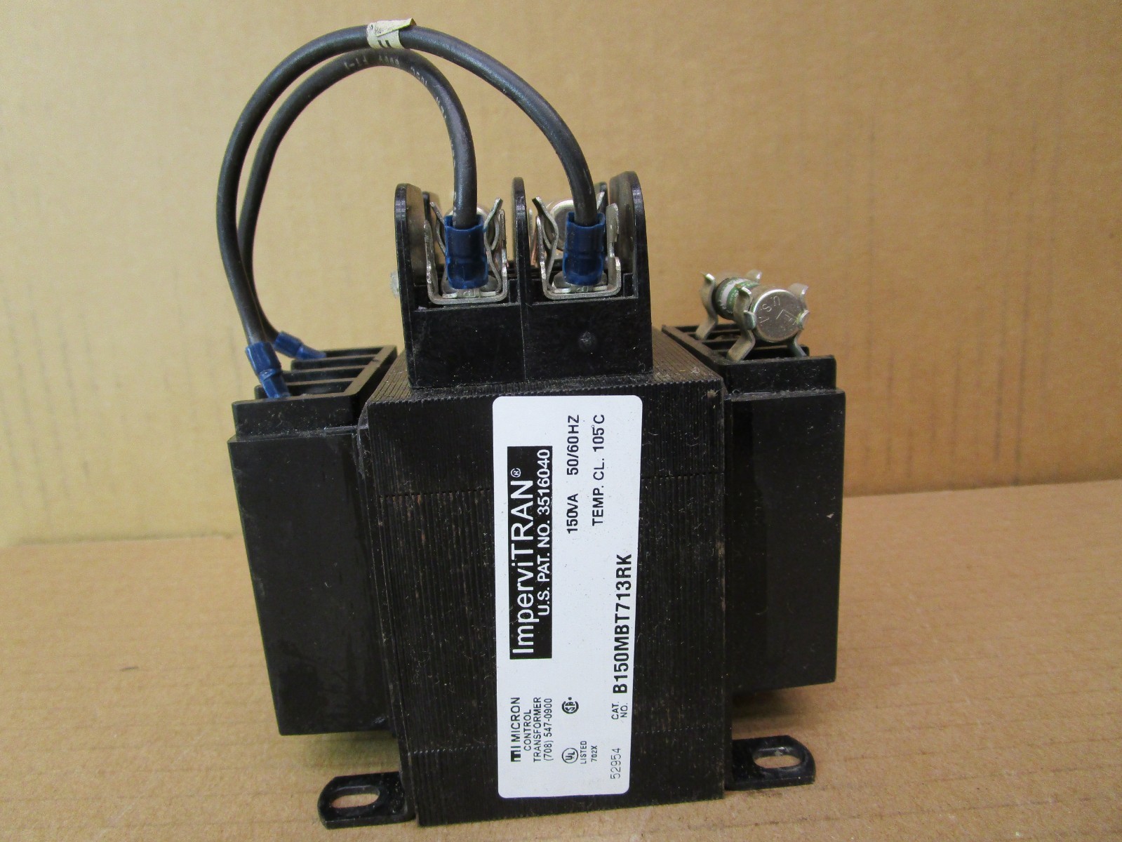 ImperviTRAN MI MICRON Control Transformer B150MBT713RK 150VA 51858NADC