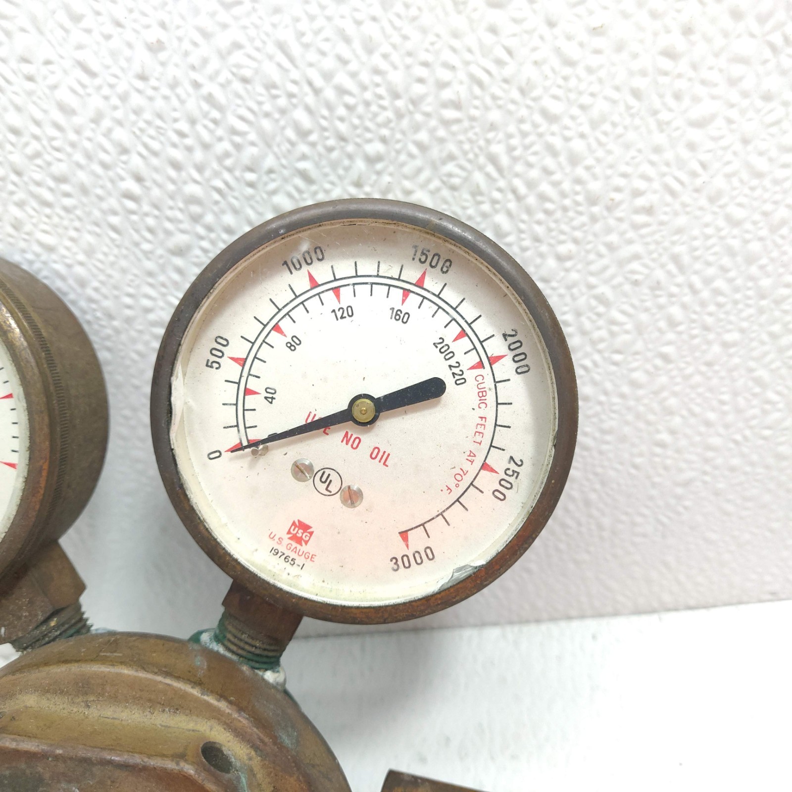 VTG. USG U.S. GUAGE CO. OXYGEN REGULATOR MEDIUM DUTY Welding Cutting USA MADE
