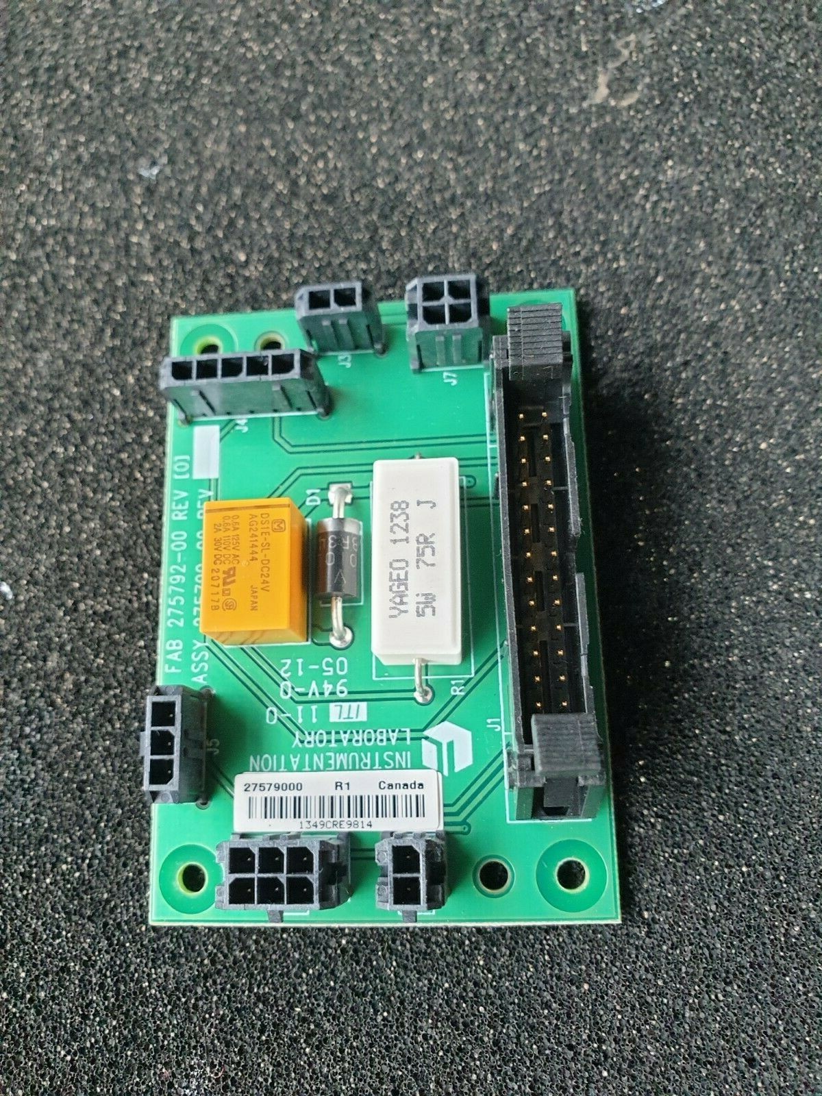 INSTRUMENTATION LABORATORY 275792-00 REV 0 275790-00 BOARD (IN31S1B1)
