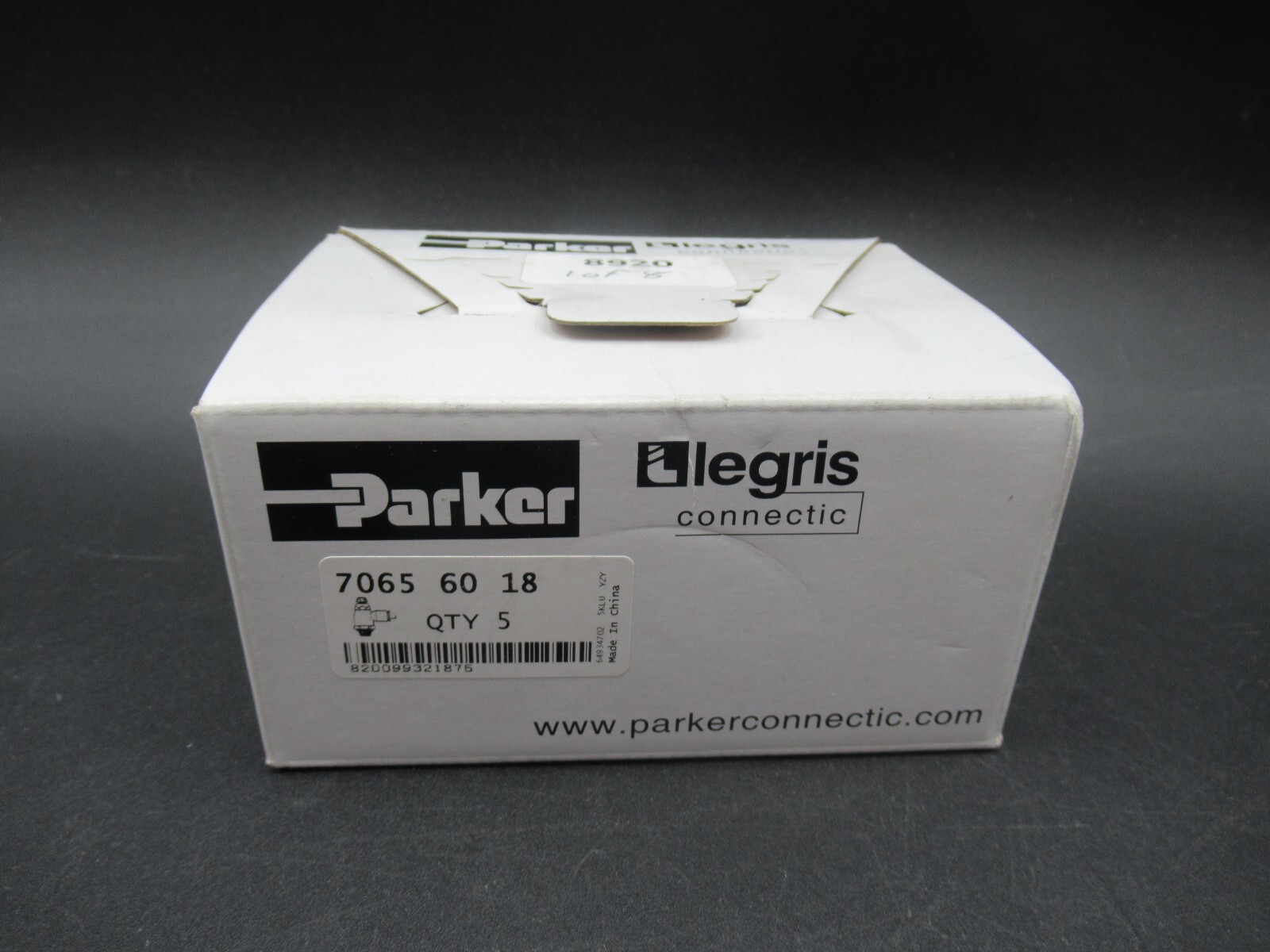 5 Pack Parker Legris 70656018 Mini Flow Control Valve 3/8″ x 3/8″ *NEW*