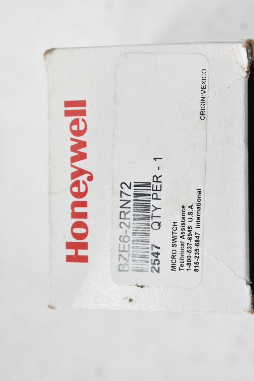 Honeywell BZE6-2RN72 Switch Limit N.O./N.C. SPDT Top Plunger Conduit 1.5 240