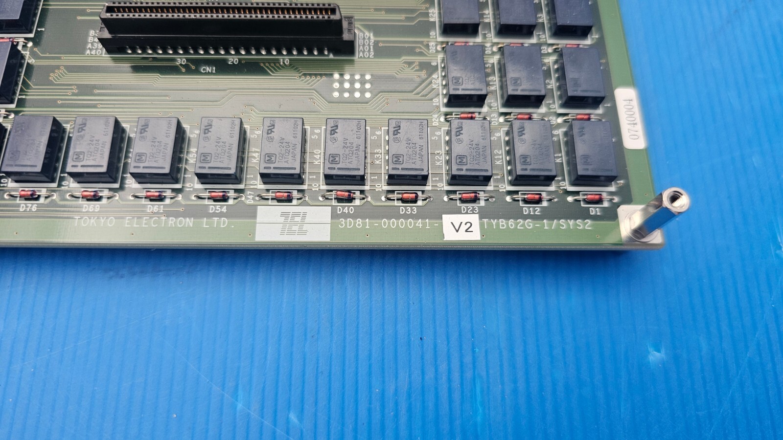 TEL Tokyo Electron 3D81-000041-V2 Processor PCB TYB62G-1/SYS2