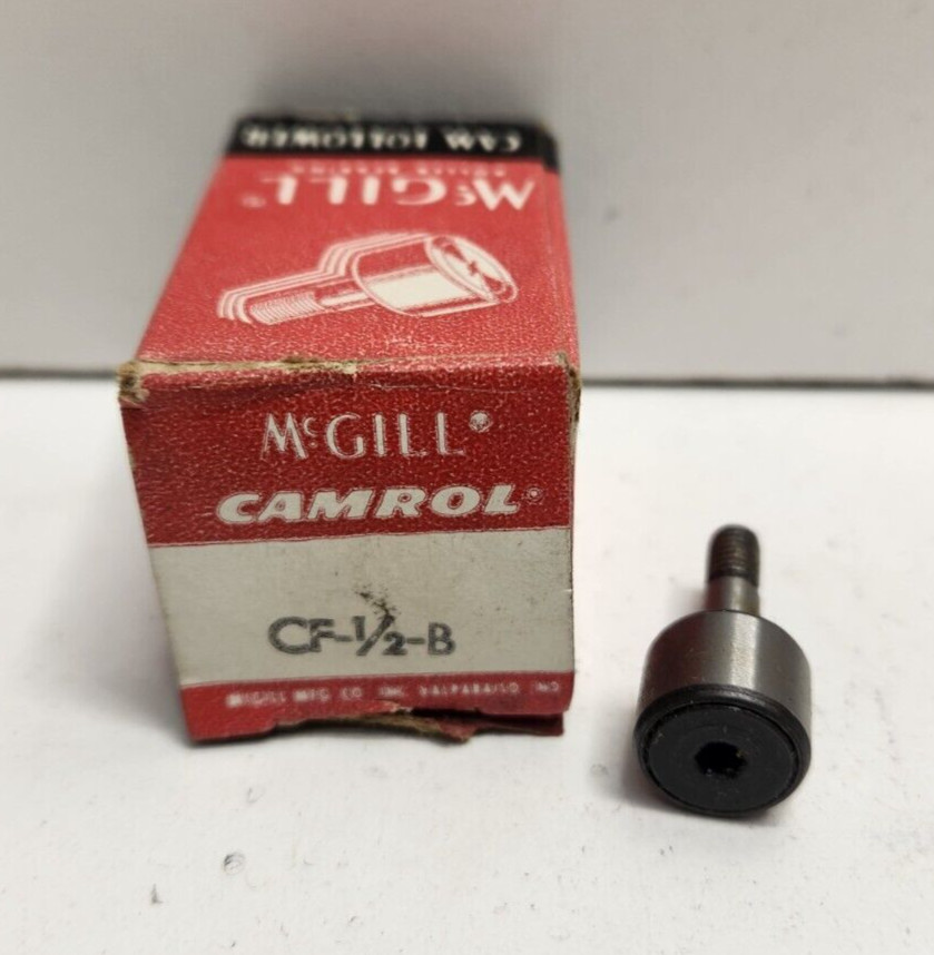 NEW OLD STOCK! MCGILL 1/2″ DIA CAM FOLLOWER CF 1/2 B
