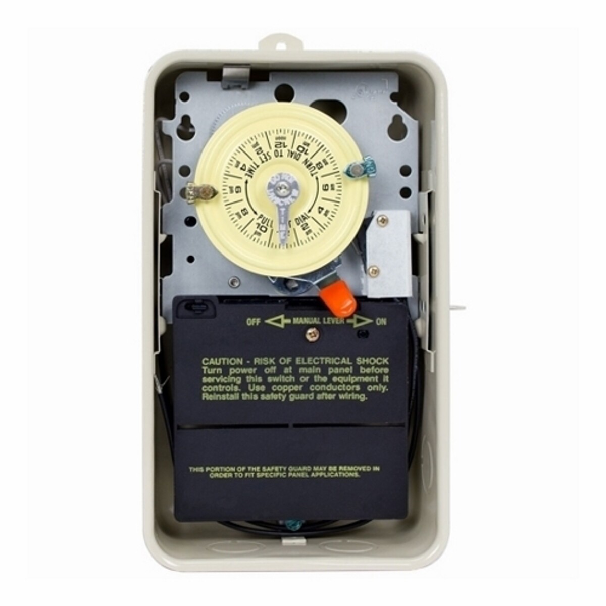 Intermatic T101R201 NEMA 3R Steel Case 125 VAC 60 Hz 40 Amp SPST Electromechanic