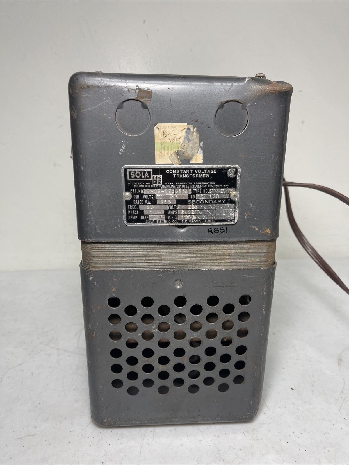 Sola Constant Voltage Transformer 20-13-125