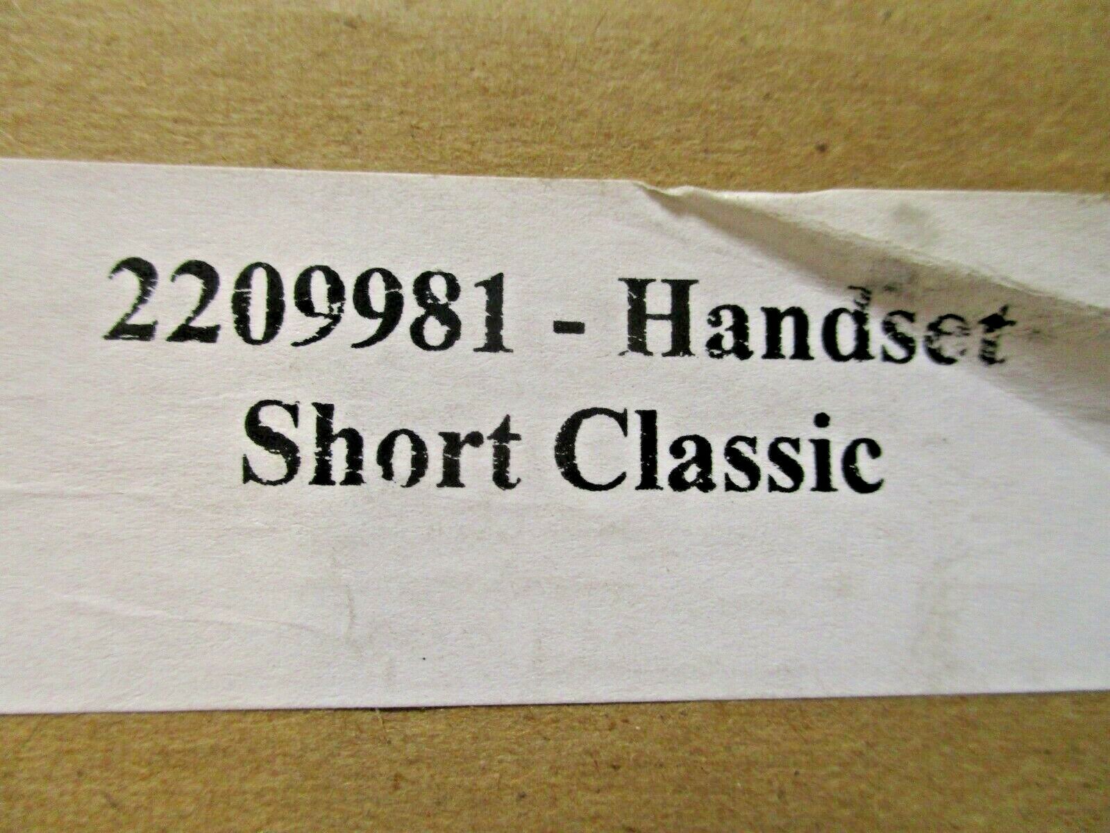 RayTel 2209981 Telephone Handset Short Classic Armored 4-Pin Plug 32″ Cord