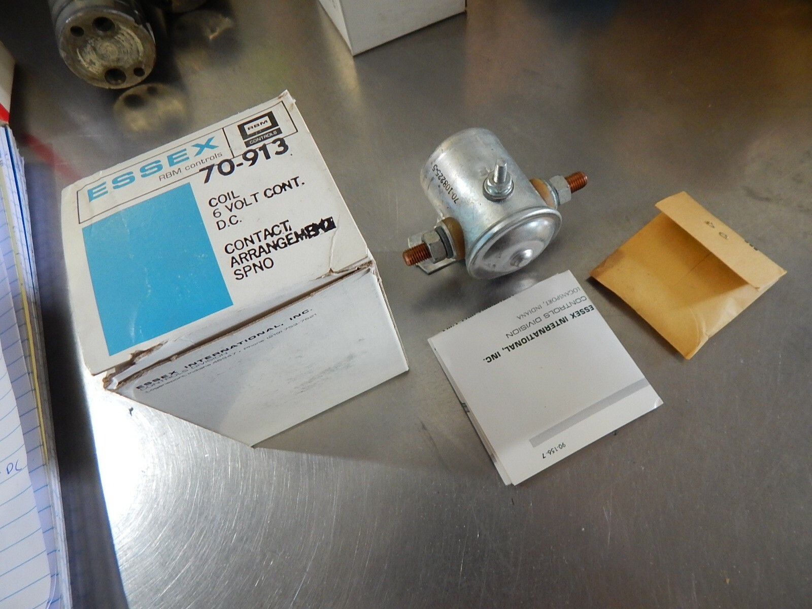 NEW Essex 70-913 6VDC Coil 70-108225-5 Solenoid *FREE SHIPPING*