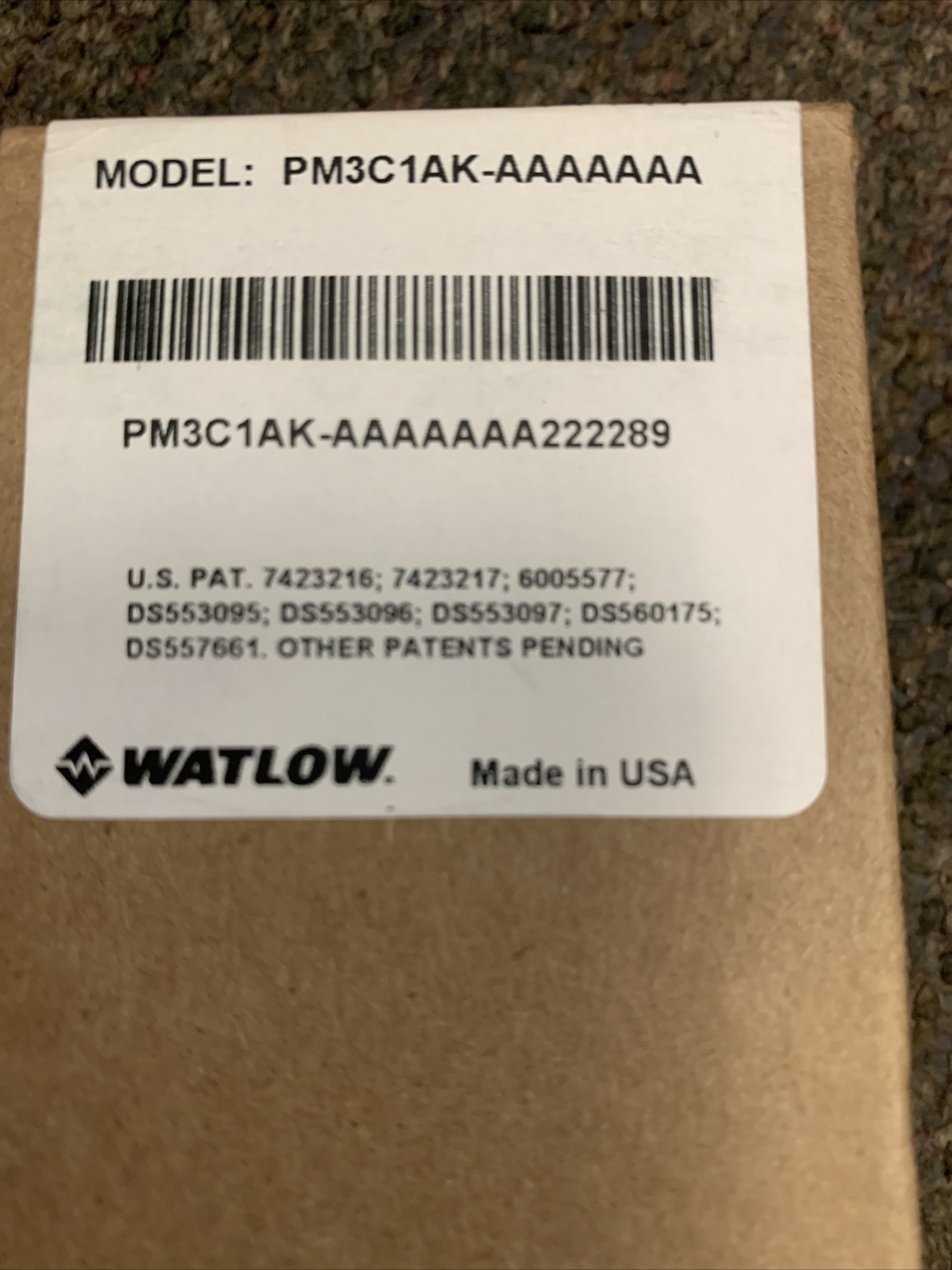 WATLOW PM3C1AK-AAAAAAA / NEW IN BOX!!!