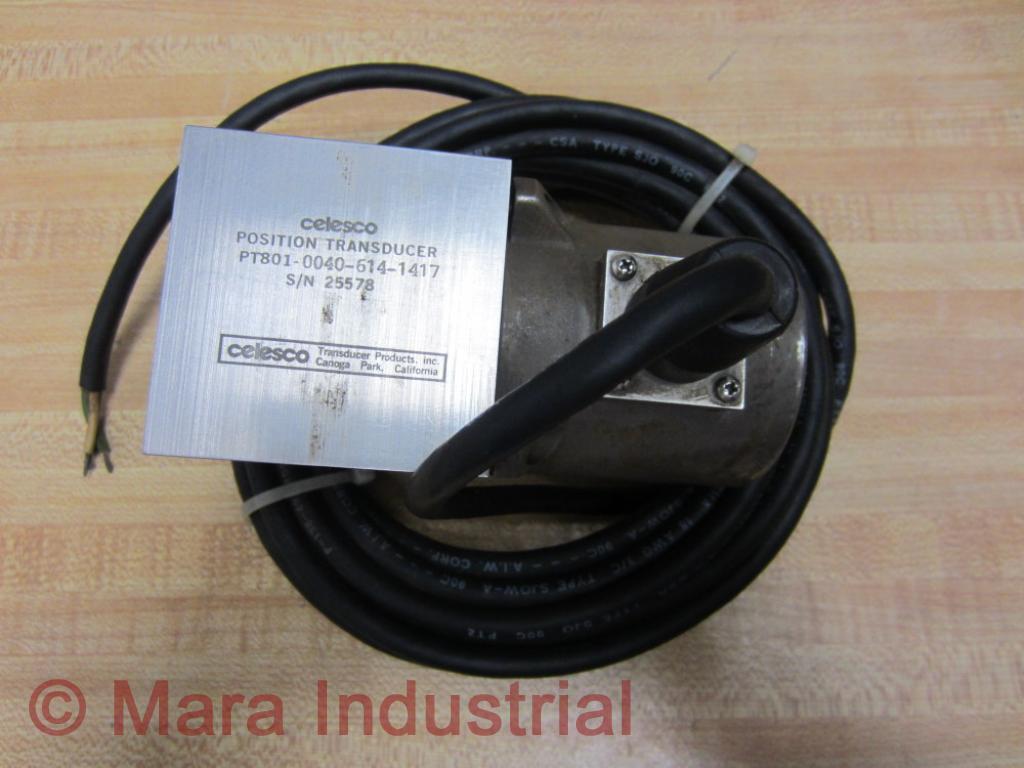 Celesco PT-801-0040-614-1417 Transducer PT80100406141417 No Cable