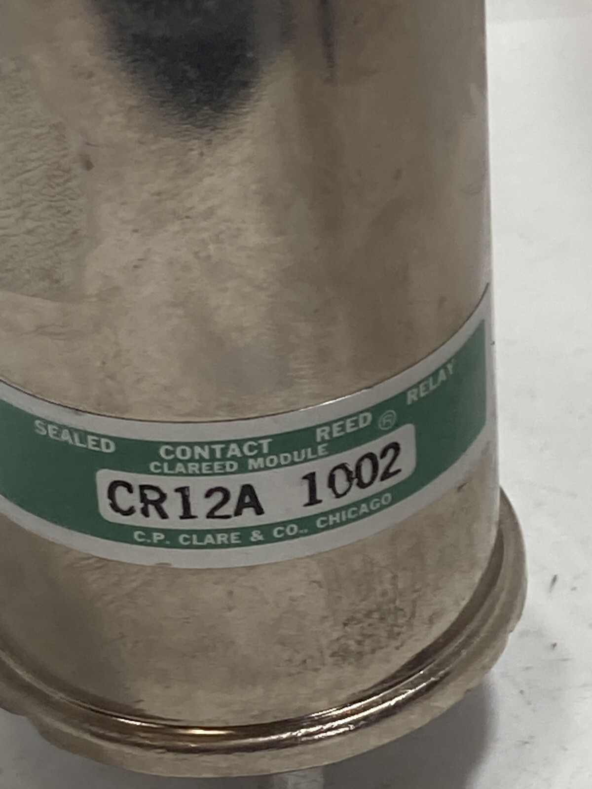 C.P. CLARE CR12A 1002 SEALED CONTACT REED RELAY NNB