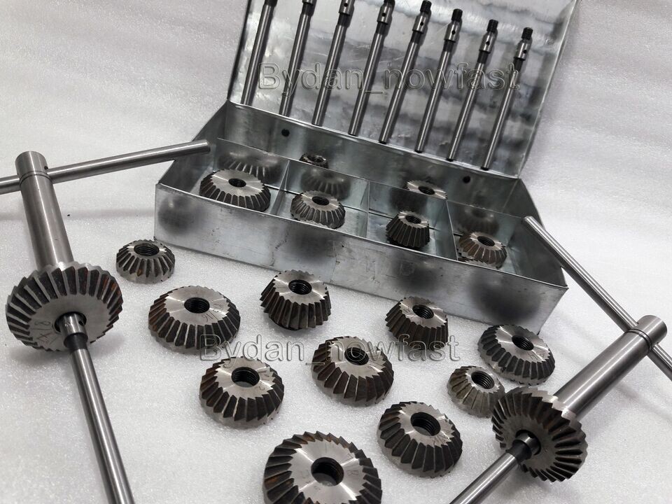 33 x VALVE SEAT CUTTER SET HIGH CARBON STEEL 1.1/8 TO 2.1/8″ 45 DEG