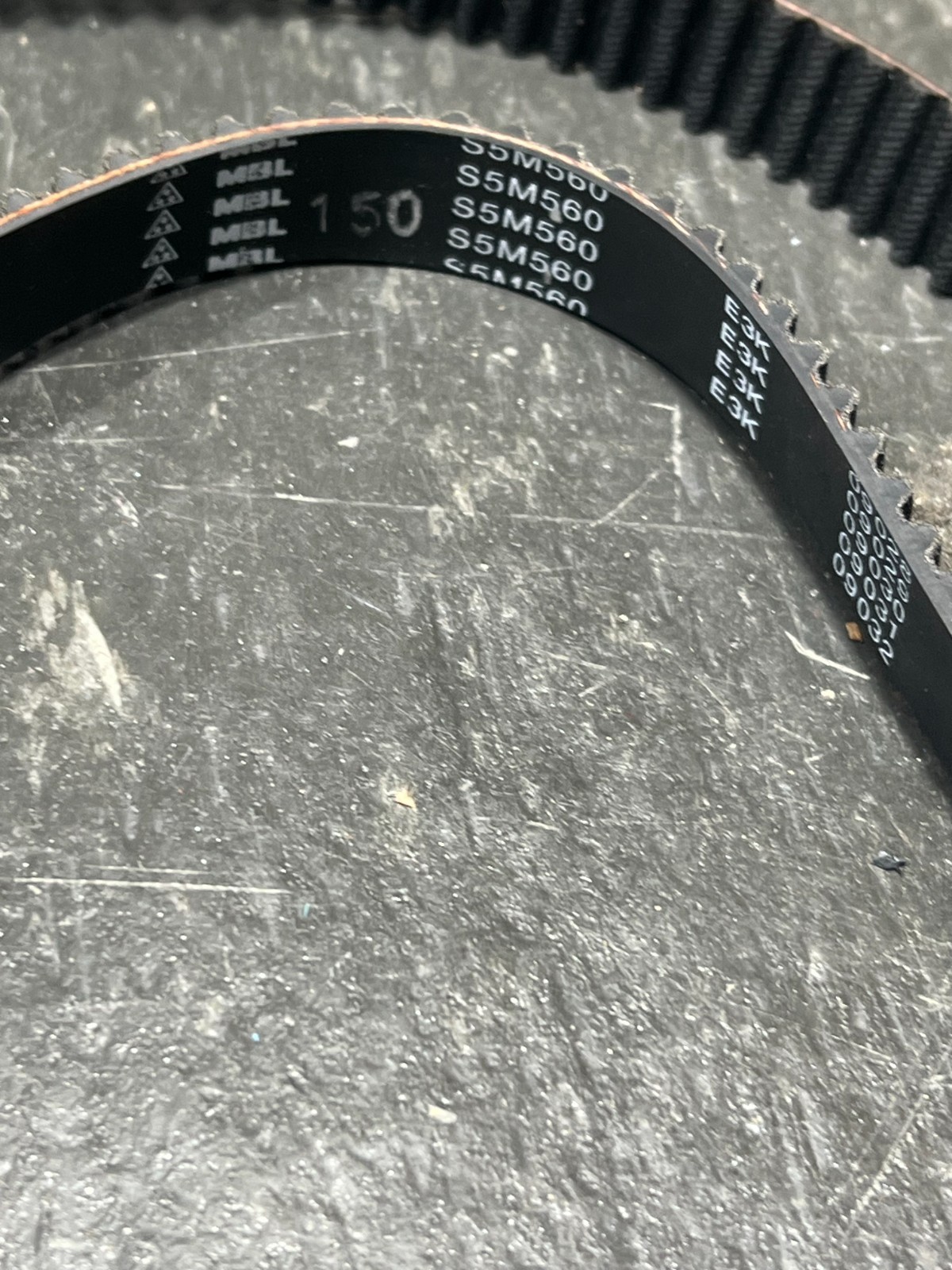 mbl s5m560 e3k nos belt no packaging