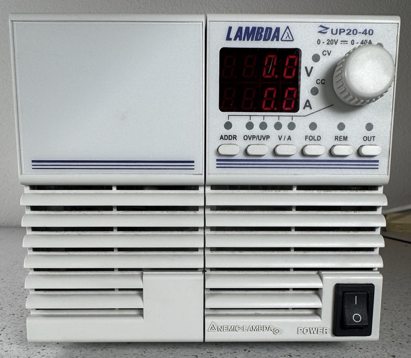 LAMBDA – AUTOMATIC POWER SUPPLY ZUP20-40 0-20V 0-40A