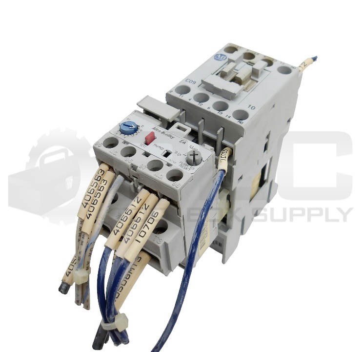 ALLEN BRADLEY 100-C09D*10 /A CONTACTOR W/ 193-EA2FB /B OVERLOAD RELAY