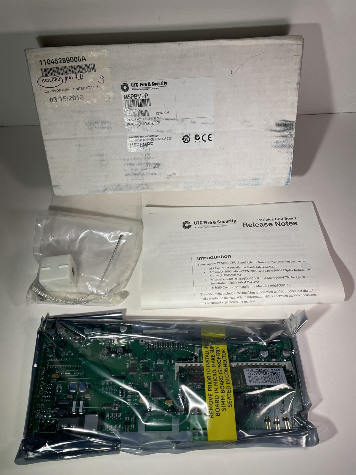 UTC M5PBMPP Access Control PXN+ CPU Card Kit Pic Pert Ethernet – Open Box