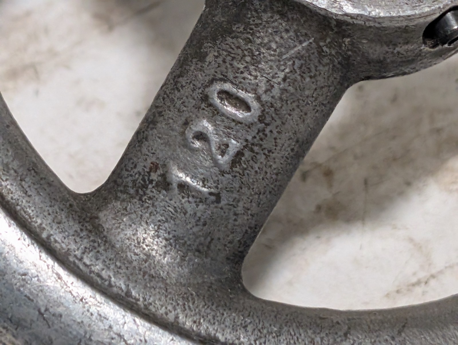 C+H 120 Spoked Handwheel, Three Spokes, Central Bore, Heavy Duty, Central Bore
