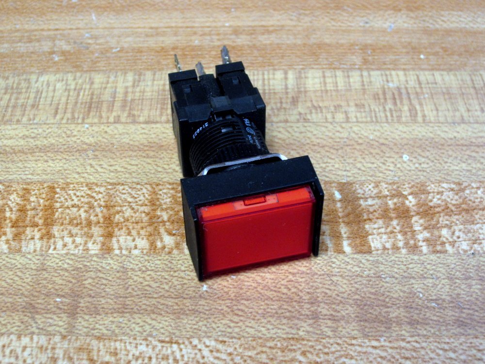 Omron A3GJ-6011-3 Pushbutton Red W/Base