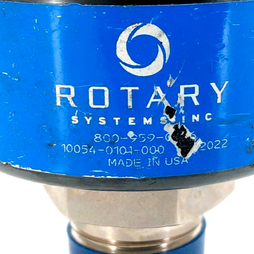 New Rotary Systems 10054-0101-000 Rotary Union 90 Deg 3/4″NPT – No Box
