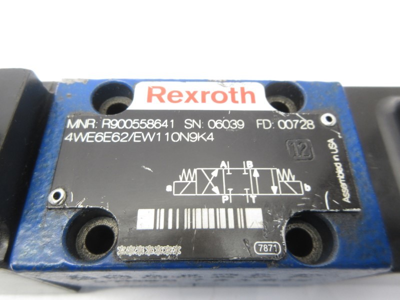 REXROTH 4WE6W62/EW110N9K4 R900558641 110/120V UNMP