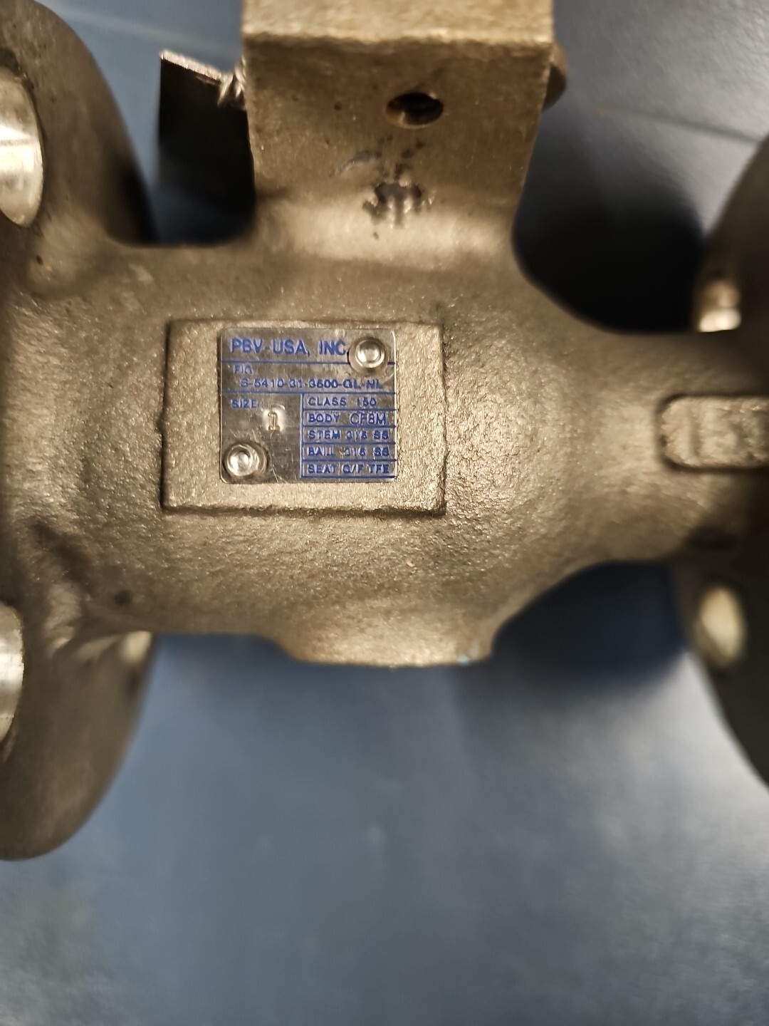 PBV Ball Valve PBV S-5410-31-3600-GL-NL Class 150 316SS Stem Size 1-5 CF8M PBV-2