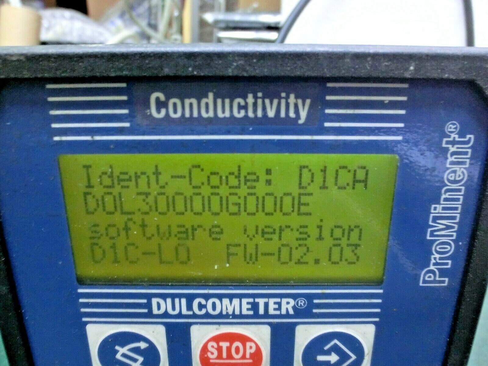 ProMinent Fluid Cntr D1CAD0L0000G000E Conductivity Dulcometer,230Vac,Used_,7549