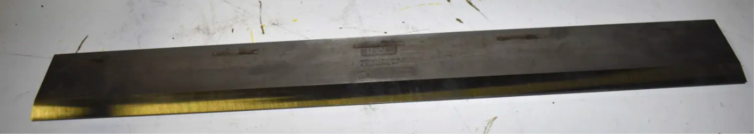 WESTROCK MILL ROLL SPLITTER BLADE 24 INCH STAINLESS STEEL