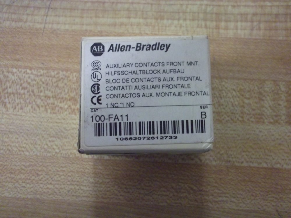 Allen Bradley 100-FA11 Auxiliary Contact 100FA11 (Pack of 3)