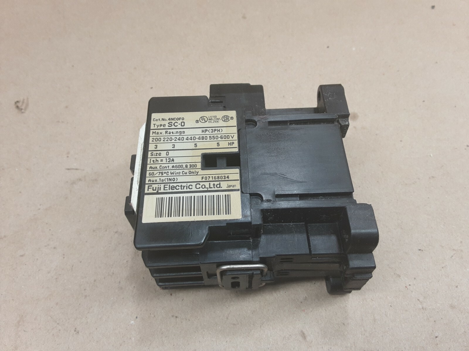 FUJI ELECTRIC SC-0 4NC0F0 20A 380-440V #1010A43