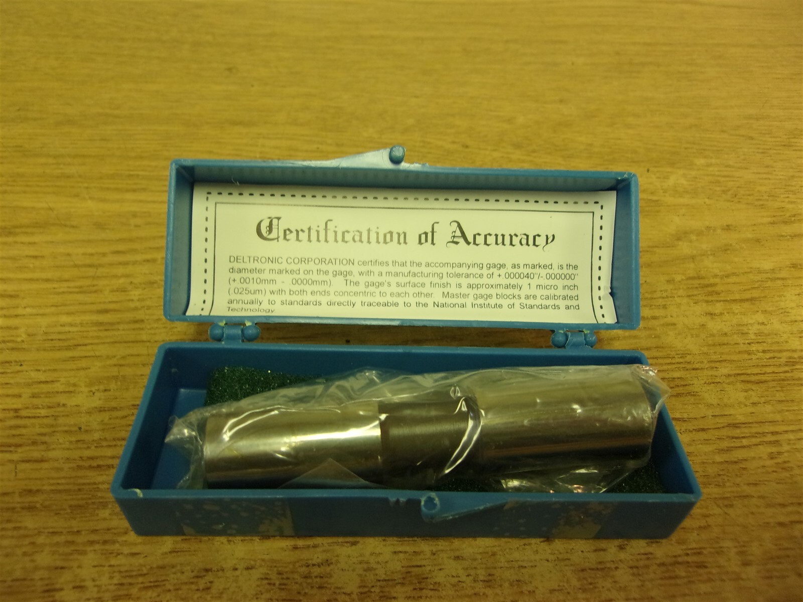 NEW Deltronic Pin Gage .6250 15.8750mm *FREE SHIPPING*