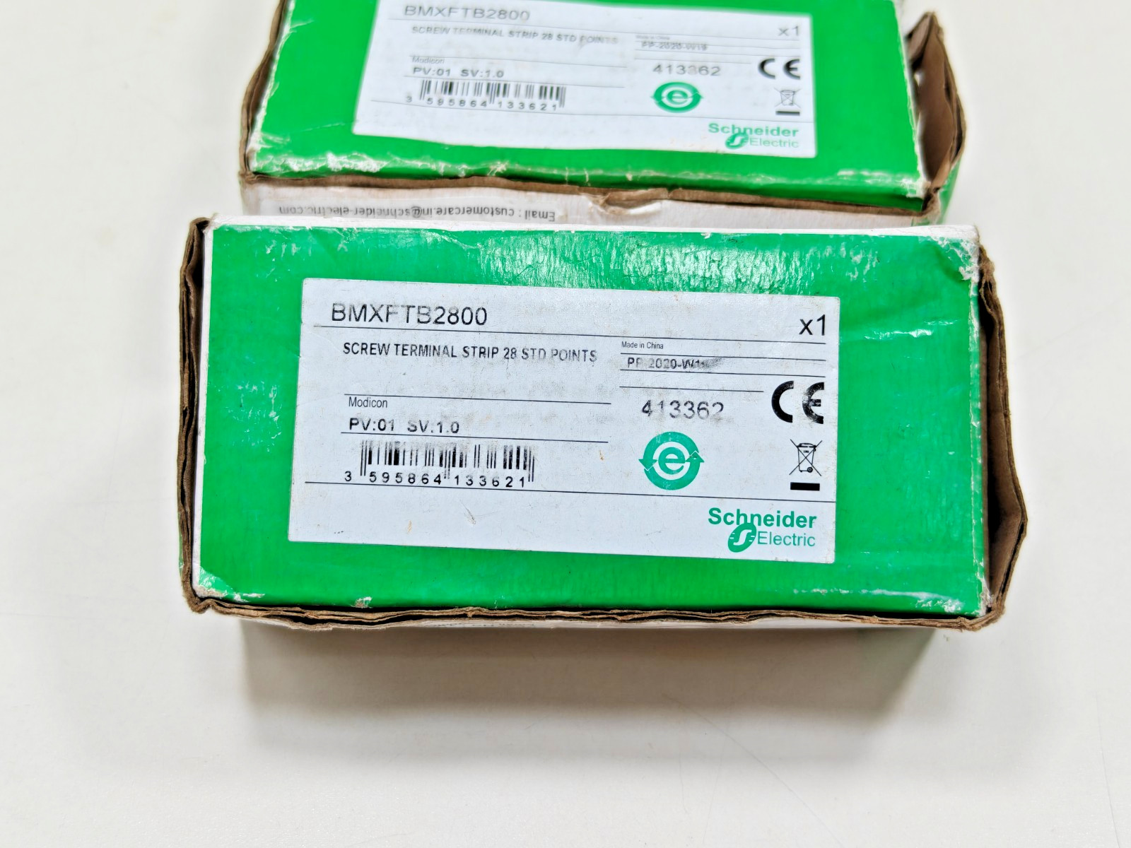 (3Pcs) BMXFTB2800 Schneider Electric 28-Pin Removable Caged Terminal Blocks PV01