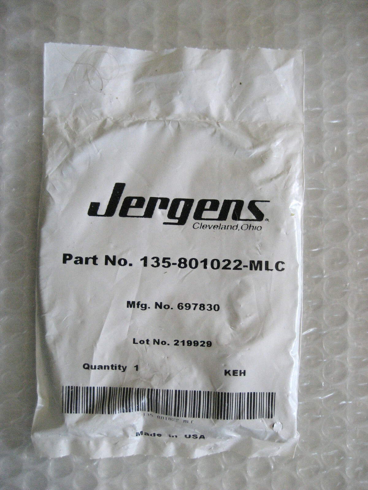 1 x NOS NIB Jergens Quik-Lok T Handle & Lanyard Assembly 135-801022-MLC 2″ Grip