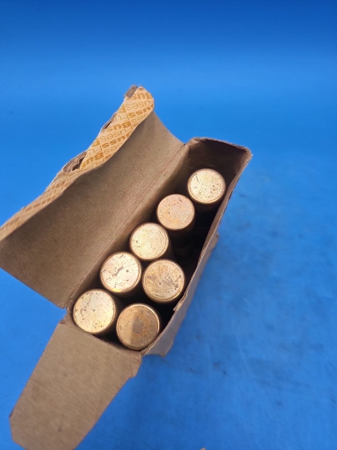 LOT OF 7 Bussmann Buss Fusetron FRS-R-8/10 Dual Element Fuses.