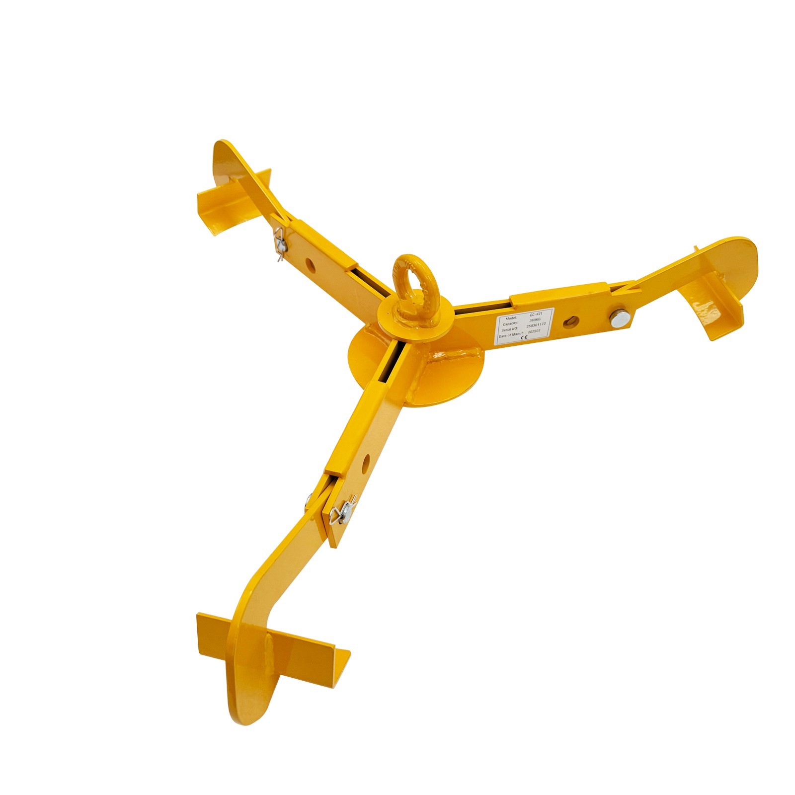 Industrial Open Closed Head Drum Lifter 793 Lb Capacity Bucket Clamp Fixture